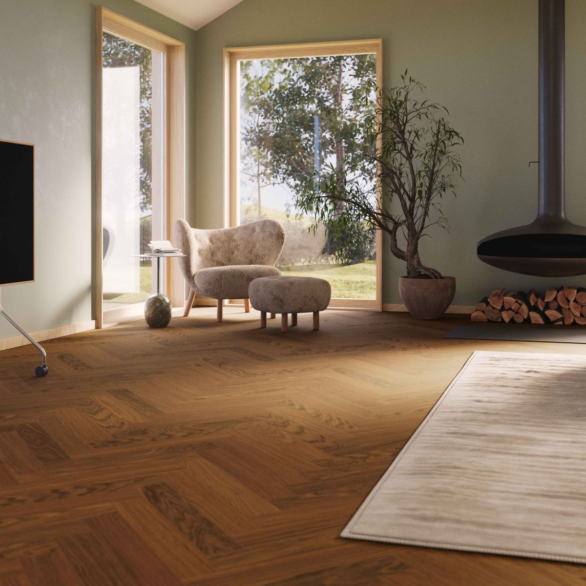 Woodura Herringbone SANDVIKEN 3.0 Modern - Slika 3